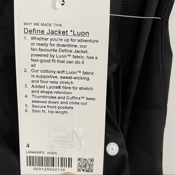 Lululemon Define Jacket Luon - Camo Deep Coal Multi - Picture 5 of 16